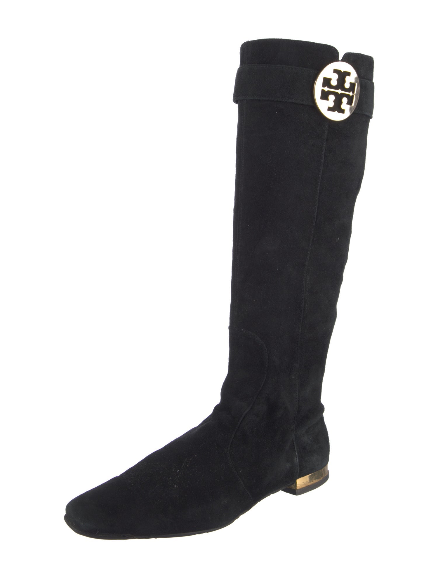 Tory Burch Suede Riding Boots