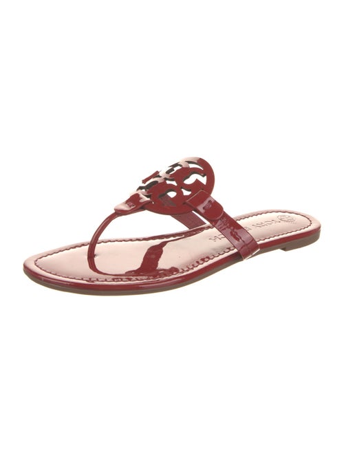 Tory Burch Patent Leather Flip Flops