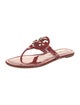 Tory Burch Patent Leather Flip Flops
