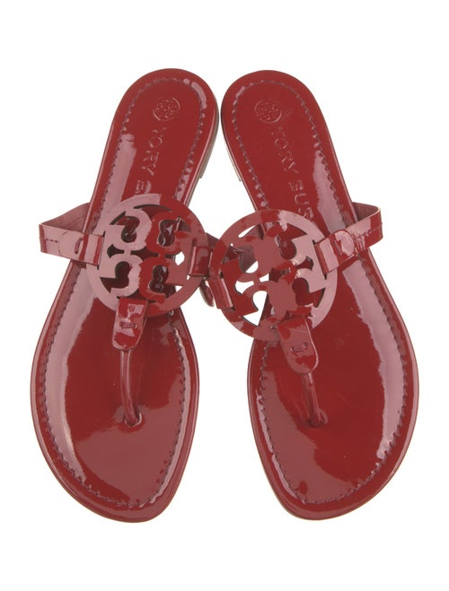 Tory Burch Patent Leather Flip Flops