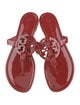 Tory Burch Patent Leather Flip Flops