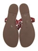 Tory Burch Patent Leather Flip Flops