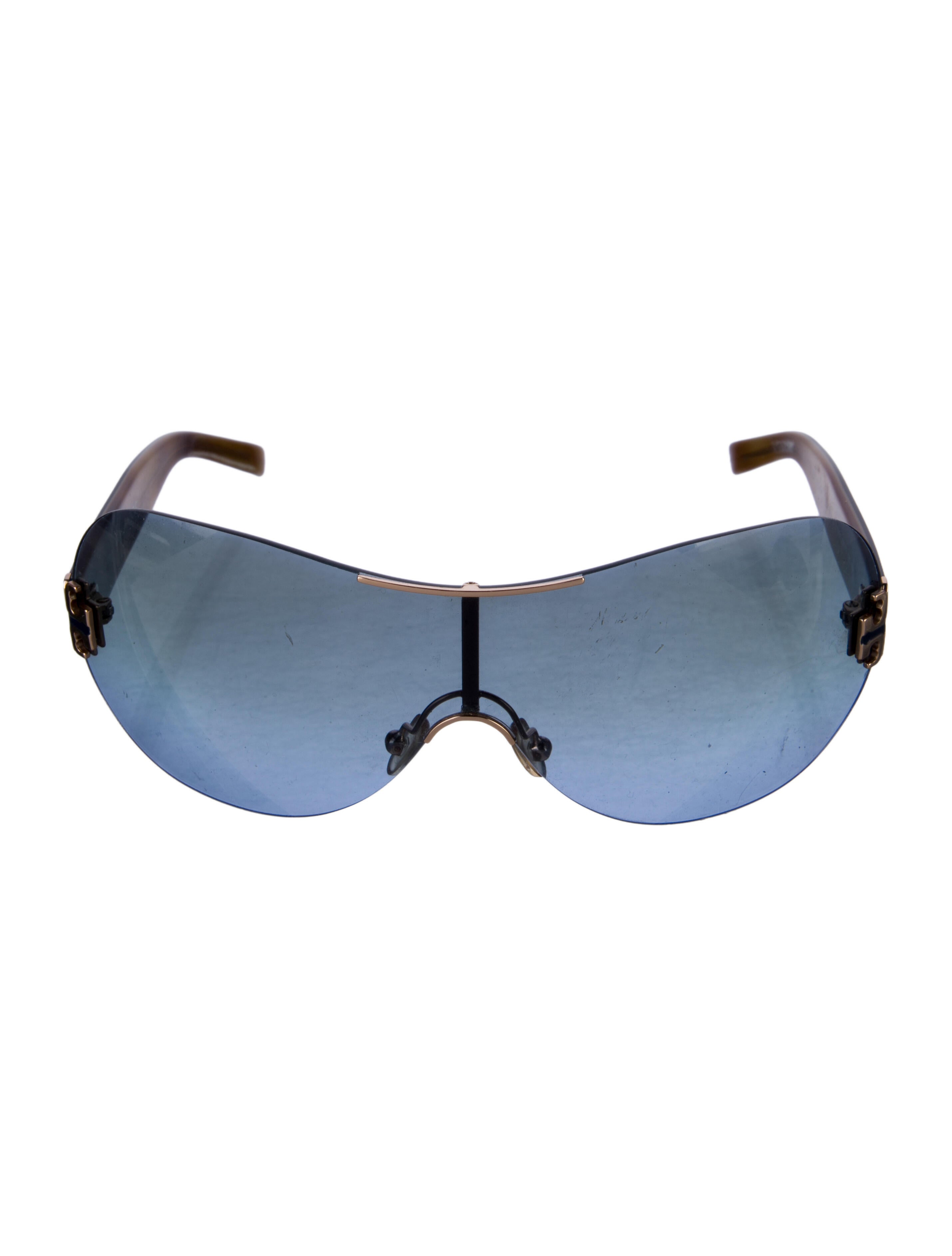 Tory Burch Shield Gradient Sunglasses