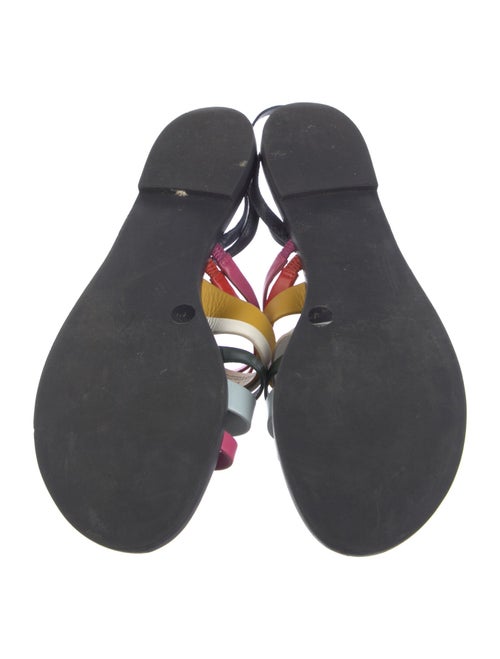 Tory Burch Leather Printed Gladiator Sandals