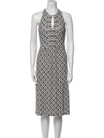 Tory Burch Printed Midi Length Dress