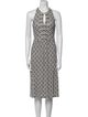 Tory Burch Printed Midi Length Dress