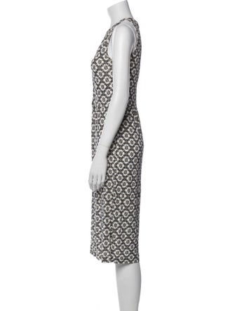 Tory Burch Printed Midi Length Dress