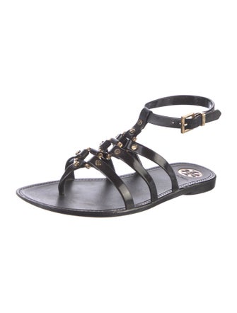 Tory Burch PVC Studded Accents Gladiator Sandals