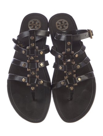 Tory Burch PVC Studded Accents Gladiator Sandals