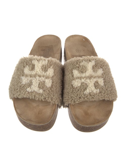 Tory Burch Shearling Slides