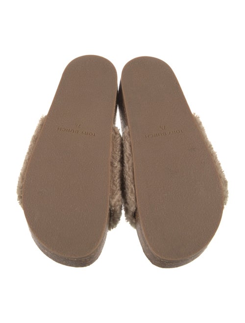 Tory Burch Shearling Slides