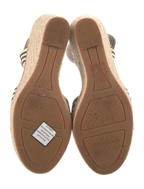 Tory Burch Leather Striped Espadrilles