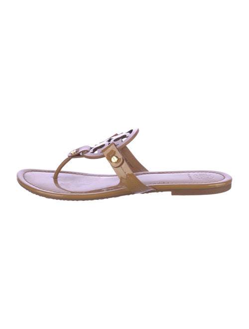 Tory Burch Patent Leather Flip Flops