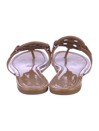 Tory Burch Patent Leather Flip Flops