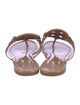 Tory Burch Patent Leather Flip Flops