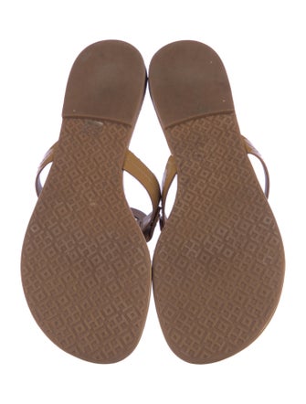 Tory Burch Patent Leather Flip Flops