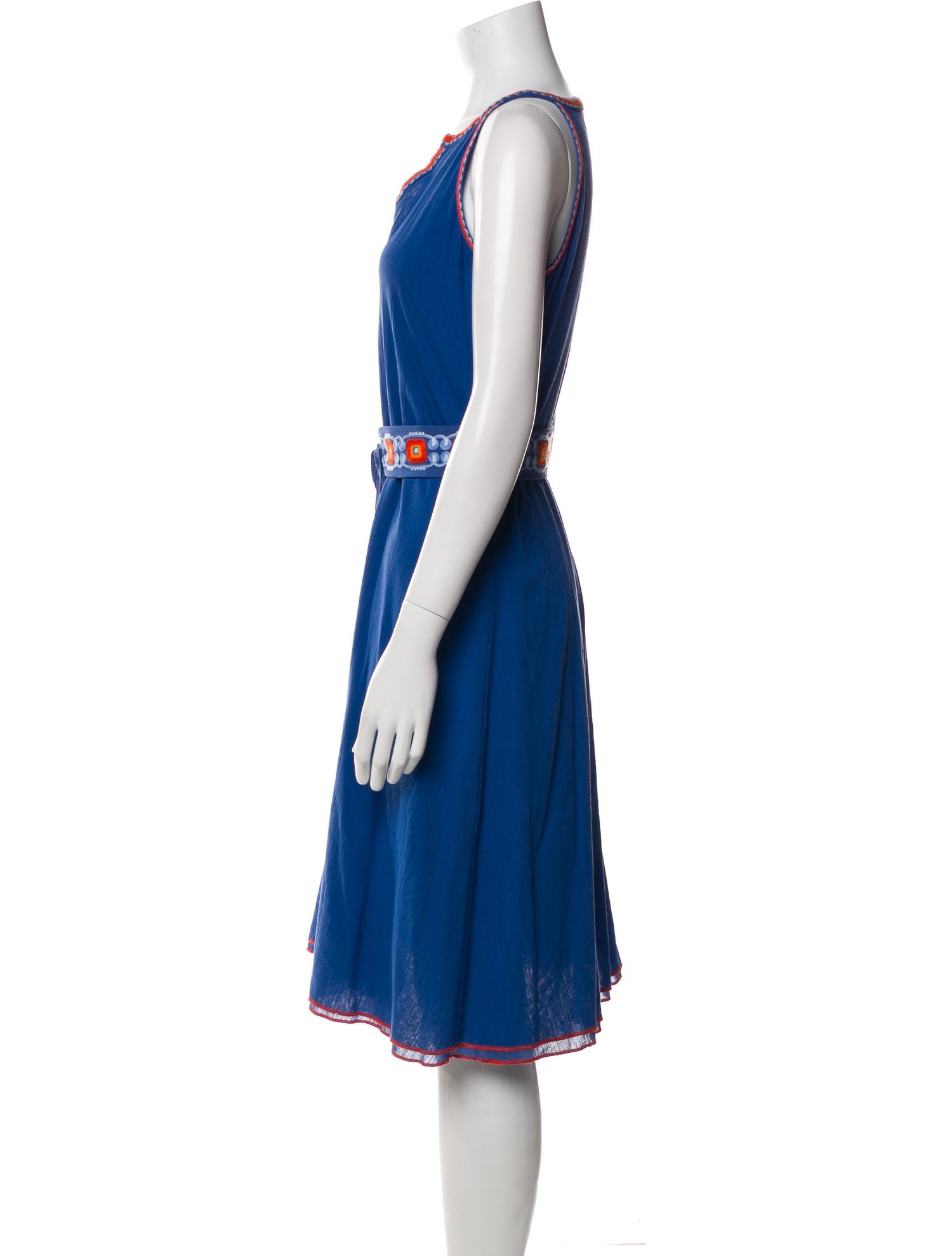 Tory Burch V-Neck Knee-Length Dress