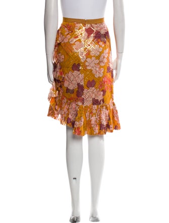 Tory Burch Silk Knee-Length Skirt