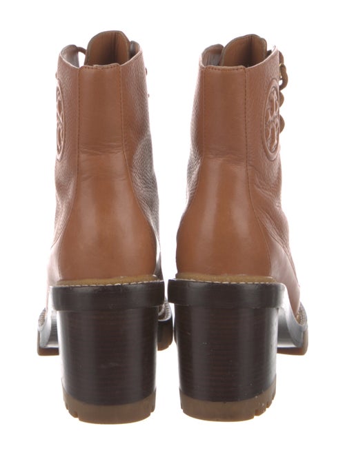 Tory Burch Leather Lace-Up Boots