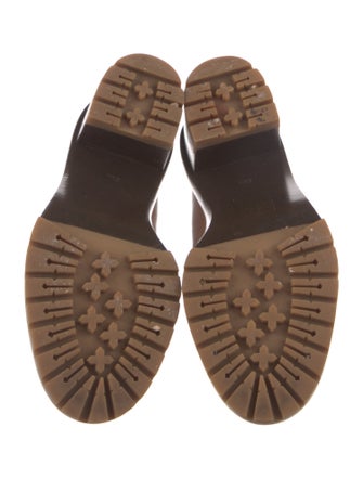 Tory Burch Leather Lace-Up Boots