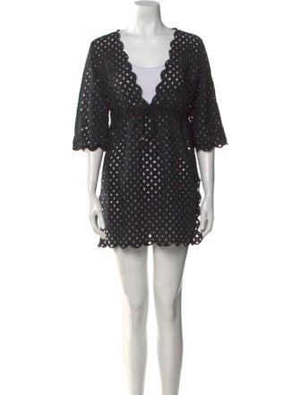 Tory Burch V-Neck Mini Dress