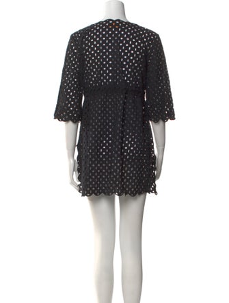 Tory Burch V-Neck Mini Dress