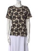 Tory Burch Printed Crew Neck T-Shirt