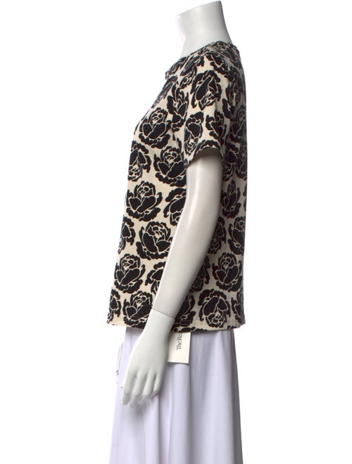 Tory Burch Printed Crew Neck T-Shirt