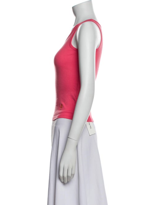 Tory Burch Scoop Neck Sleeveless Top