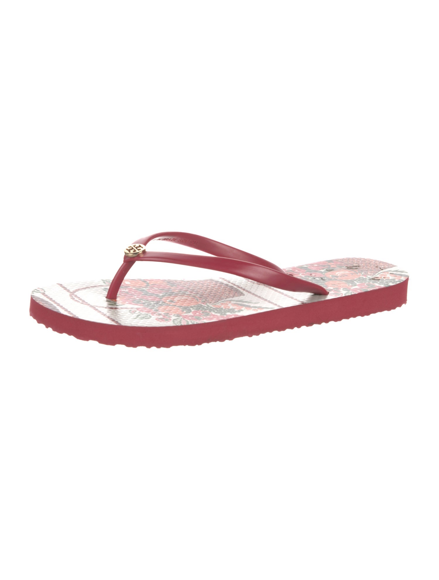 Tory Burch Rubber Printed Flip Flops