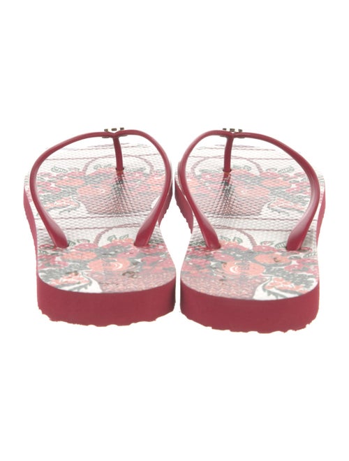 Tory Burch Rubber Printed Flip Flops