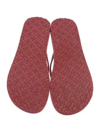 Tory Burch Rubber Printed Flip Flops