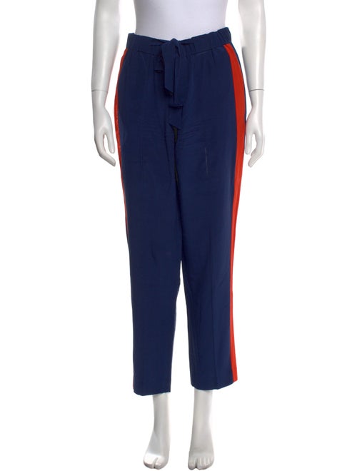 Tory Burch Silk Straight Leg Pants