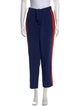 Tory Burch Silk Straight Leg Pants