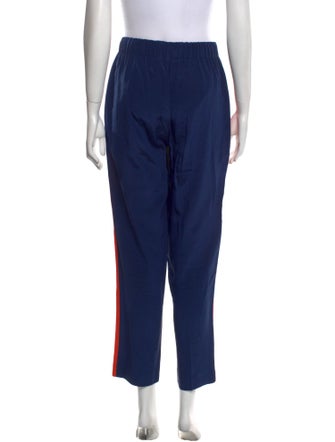 Tory Burch Silk Straight Leg Pants