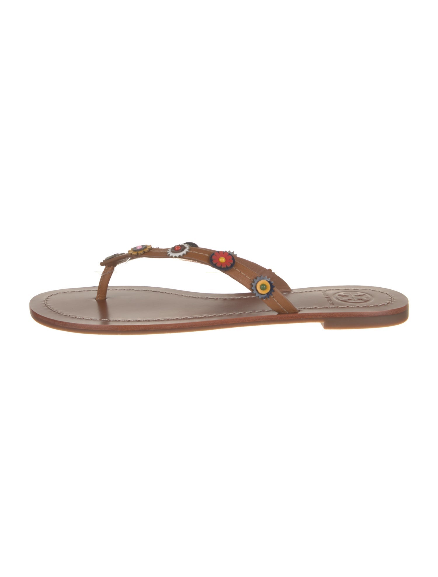Tory Burch Leather Flip Flops