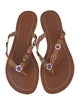 Tory Burch Leather Flip Flops
