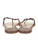 Tory Burch Leather Flip Flops