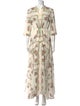 Tory Burch Floral Print Long Dress