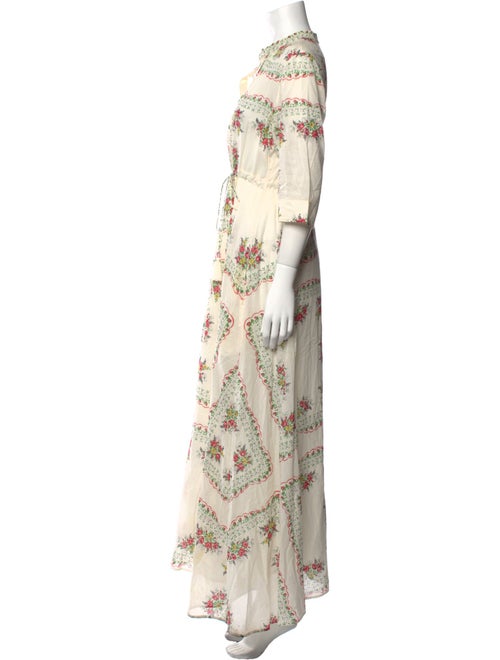 Tory Burch Floral Print Long Dress