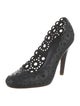 Tory Burch Leather Lasercut Accents Pumps