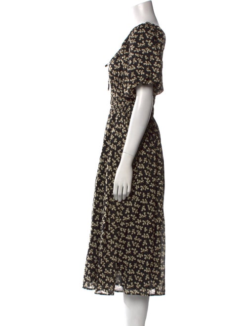 Tory Burch Floral Print Midi Length Dress