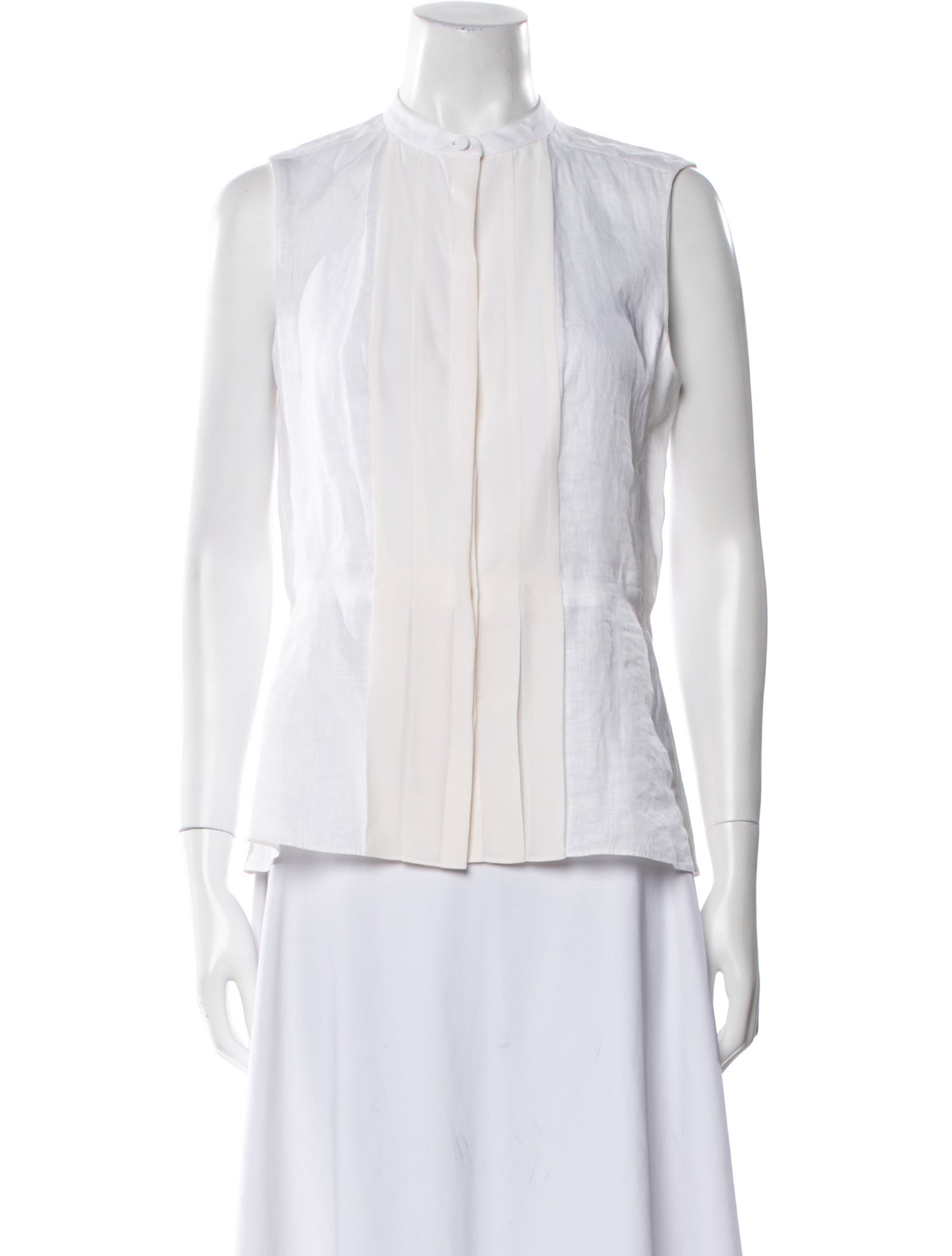 Tory Burch Silk Mock Neck Blouse