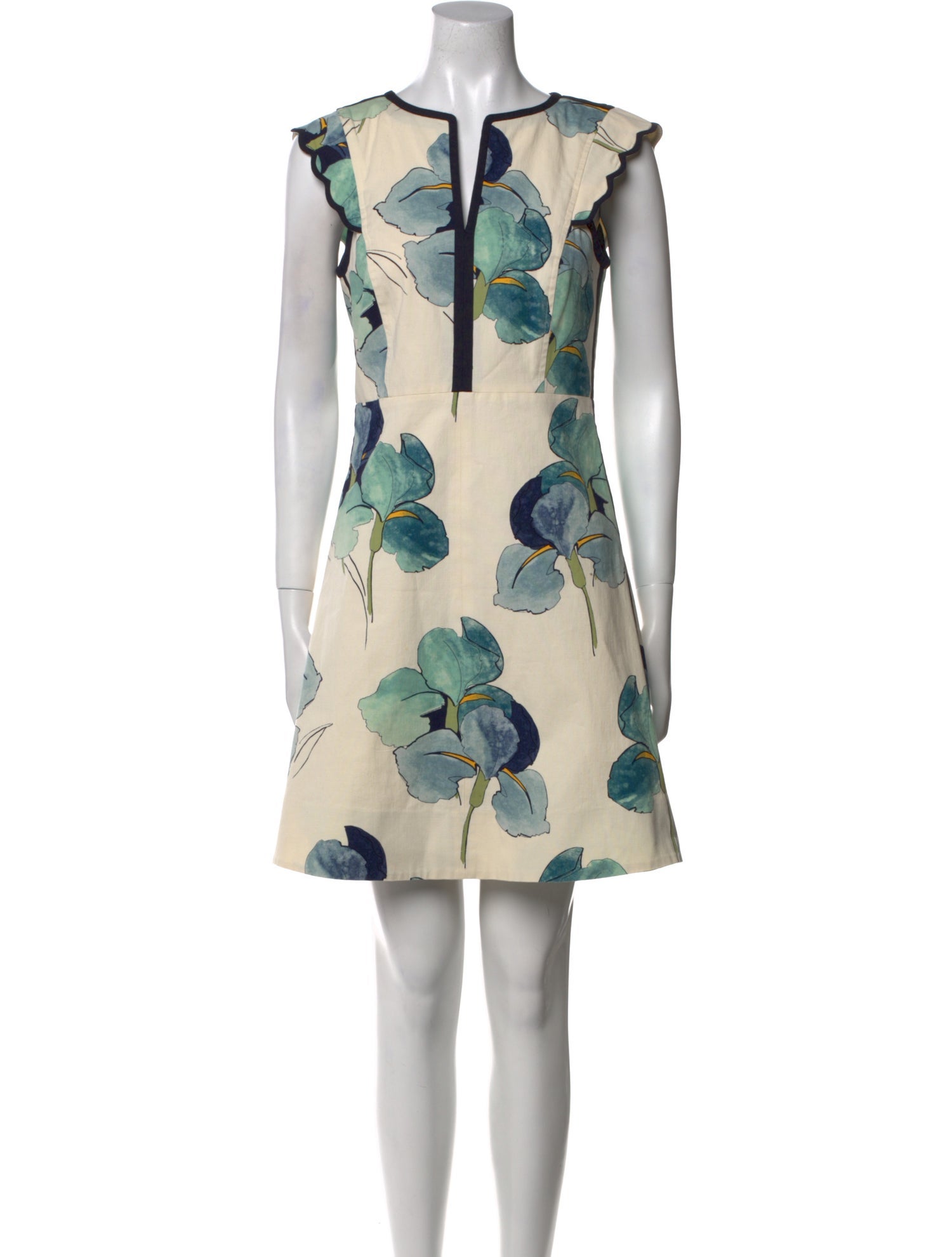 Tory Burch Floral Print Mini Dress