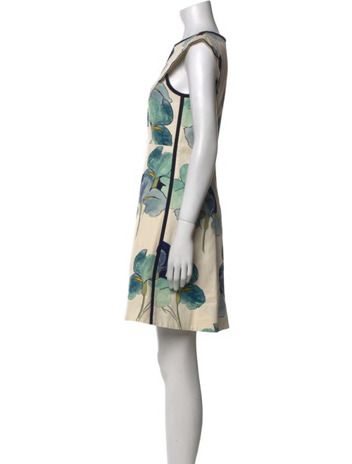 Tory Burch Floral Print Mini Dress
