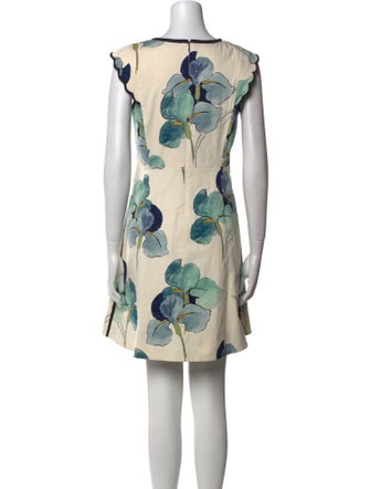 Tory Burch Floral Print Mini Dress