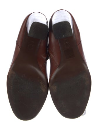 Tory Burch Leather Braided Accents Boots