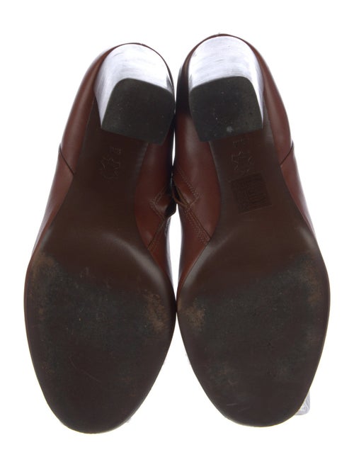 Tory Burch Leather Braided Accents Boots