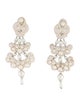 Tory Burch Faux Pearl & Bead Chandelier Earrings