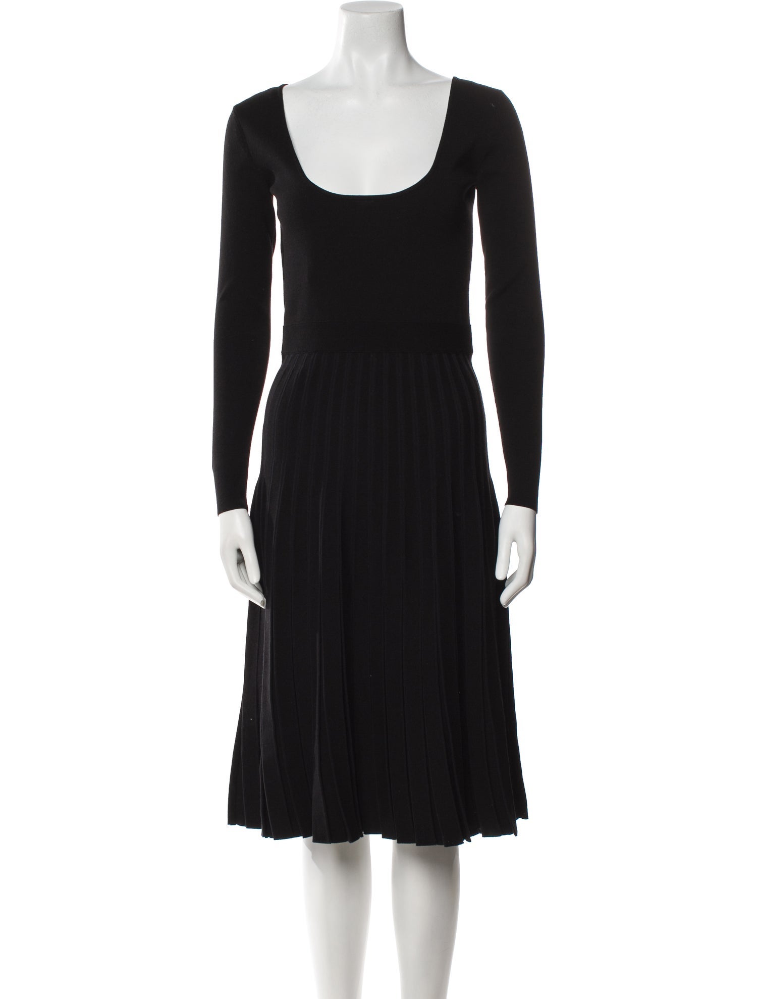 Tory Burch Scoop Neck Midi Length Dress